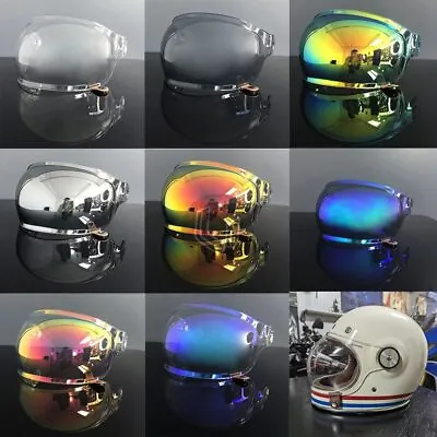 Motorcycle Helmet Visor For Bell Bullitt Bubble Visor Anti-UV PC Visor Lens Bull • $45.28