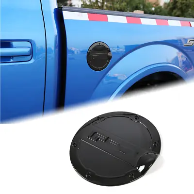  Gas Tank Cap Fuel Filler Door Cover Trim For Ford F150 15-20 Black Accessories • $15.99