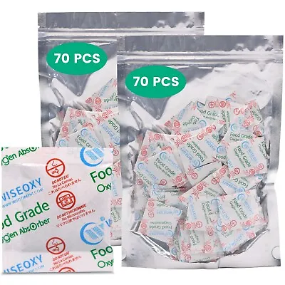 $13.14 • Buy 50CC 140 Packets Oxygen Absorbers For Food Storage For Long Term Food