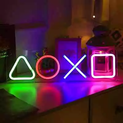 PlayStation Neon Sign Wall Hanging Decor Video Game Room LED Colorful Lighting • $24.99