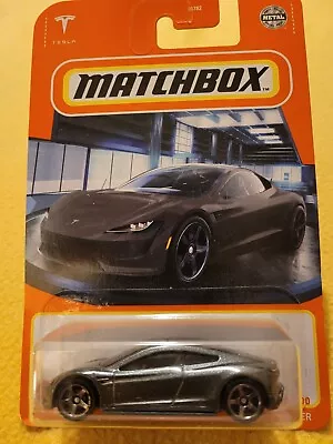 Matchbox Tesla Roadster 1:64 Diecast Car #75/100 From 2022 100 Collection • £8.99