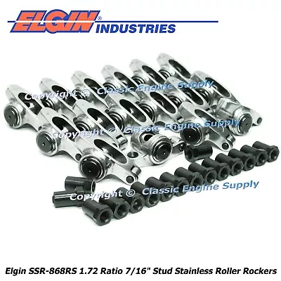 Stainless Steel Roller Rocker Arms Big Block Chevy 454 427 402 396  • $180.22