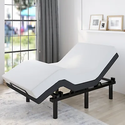 $278.98 • Buy Motorized Upholstered Adjustable Bed Base/Twin XL Size Bed Frame