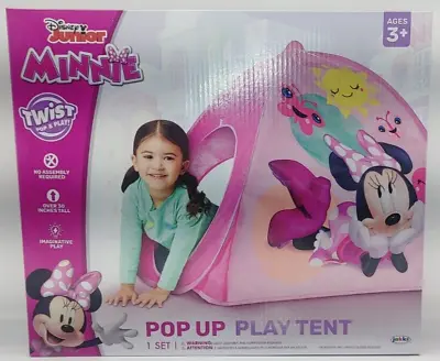 DISNEY JUNIOR MINNIE MOUSE POP UP PLAY TENT -New In Box • $20.95