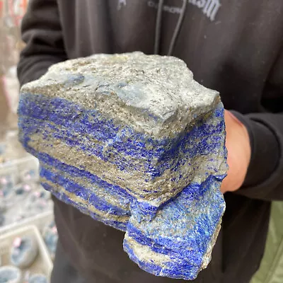 4.6lb Large Natural Lapis Lazuli Quartz Crystal Rough Gemstone Mineral Healing • $0.99