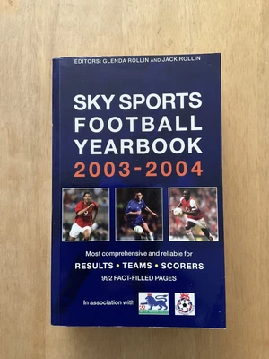 £3.99 • Buy Sky Sports Football Yearbook 2003/2004 - Soft Cover - Excellent Condition 