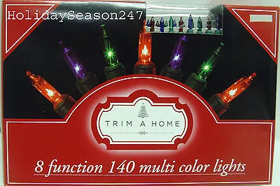 140 Motion Chaser Light String Multi Color 8 Function Christmas Holiday Decor • $38