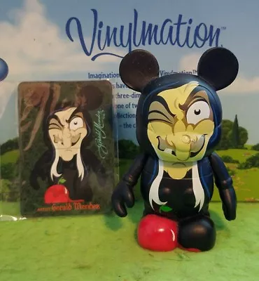 DISNEY VINYLMATION Park - 3  Set 1 Villains Old Hag Snow White W/ Card • $9.99