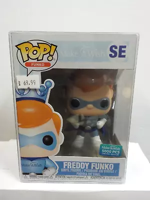 C0322 Funko Pop Make A Wish  Freddy Funko SE (5000 Pc.)  Fig W/ Protector (New) • $43.99