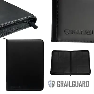 Grail Guard Premium ZIP Trading Card Binder A4 Album Folder - 9 Pocket 360 Cards • £16.95