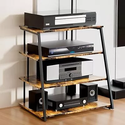  Stereo CabinetAudio Rack4-Tier Audio RackStereo StandWooden Stereo  • $102.77