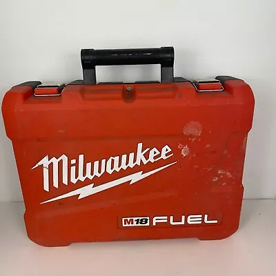 Milwaukee 2604-22 Hard CASE ONLY M18 Fuel Hammer Drill Driver Kit Tool Box Red • $25.08