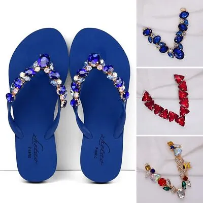 £4.87 • Buy Jewelry Crystal Sandal Chain Clothing Decoration Bikini Connectors Shoe Buckle