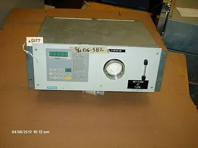 Siemens Oxymat 5E Oxygen Analyzer #7MB1020-0BG10-0EA1-Z A11 Output 4-20 MA  • $1500