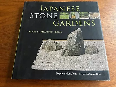 Japanese Stone Gardens By Stephen Mansfield Zen HARDCOVER • $5