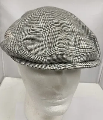 Wegener Plaid Newsboy Golf Driver Men’s Flat Cap Hat Lightweight Vented Vintage • $12.95