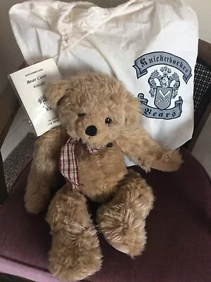 VINTAGE KNICKERBOCKER TEDDY BEAR  JOY  NEW GENERATION COLLECTION #3534 W/BAG • $9.99