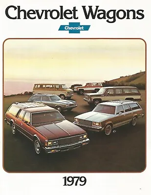 1979 Chevrolet  Station Wagon Sales Brochure:  Caprice Impala Malibu Monza • $6.99