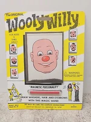 VTG WOOLY WILLY Drawing Set MAGNETIC PERSONALITY 1974 With Pen USA • $16.99