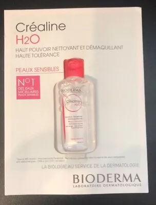 £0.50 • Buy Bioderma Crealine H2O Make Up Removing Micelle Solution, 10 Ml - NEW Travel Size