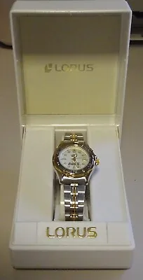 BNIB LORUS X COCA COLA Womens Stainless Steel Watch - Silver & Gold - Analogue • £144.58