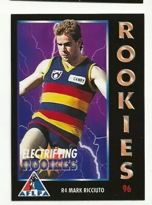 1994 Afl Dynamic Rookie Adelaide Crows Mark Ricciuto R4 # 96 Card • $1