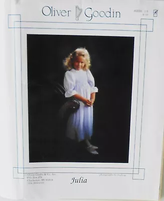 Oliver Goodin Vintage Girl's JULIA Dress Smocked Bodice Sewing Pattern Sz 1-5 • $7.99