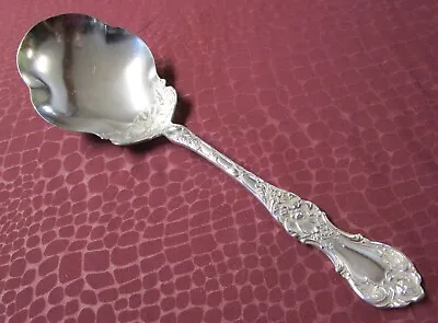 FLORAL 1903 Large & Lovely Berry Or Serving Spoon Excellent No Monogram • $37.50