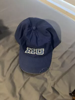 Disney Pixar Monsters University MU Hat Distressed Logo Baseball Cap Adult • $16