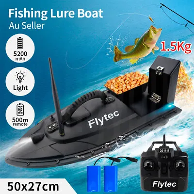 Boat Rc Fish Bait Remote Control Wireless Finder Fishing Lure Boat Simulation • $399