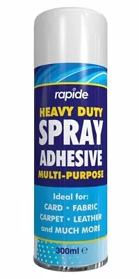 Rapide Heavy Duty Spray Adhesive Multi Purpose For Card Fabric 300ml • £5.54