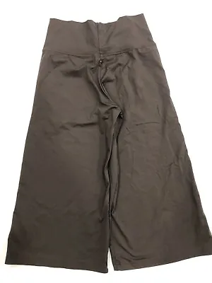 $24.89 • Buy PRANA Leggings/Pants Women's Size Medium - Brown Capri Style WIDE LEGGINGS