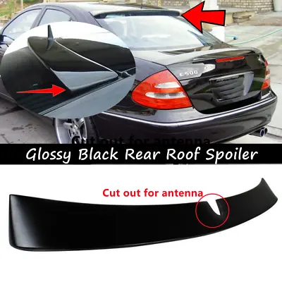 Rear Trunk Window Roof Spoiler Lip Wing Black Fit For Mercedes Benz E W211 03-09 • $58.32