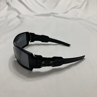 $99.99 • Buy Oakley  Oil Rig  Black Frames Mirrored Lens Used With Wear Read