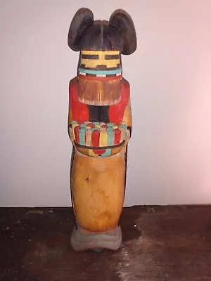 Kachina Native American Doll Corn Maiden Hopi Wood Carved Signed Yaktewa Edwinl • $15.50