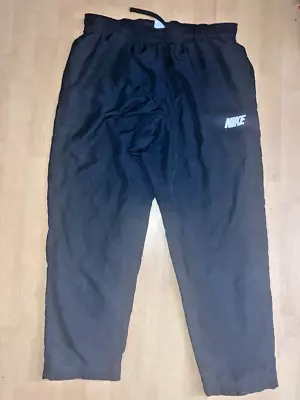 Nike Season Warm Up Track Pants 545364-010 Black With Drawstring XL • $19.99