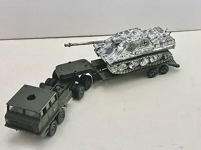 Solido Jagdpanther Panzer Tank With French Berliet Transporter Truck Char 1/50 • $49.99