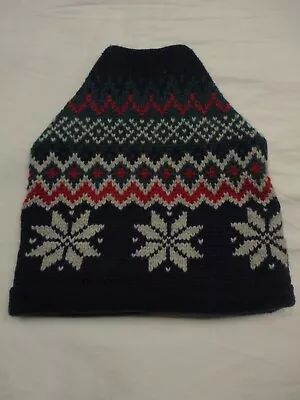 Vintage Eddie Bauer Knit Beanie Hat Polyester Fair Isle OSFM • $13.50