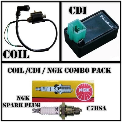 $17.95 • Buy COIL + CDI + SPARK PLUG For 50cc 70cc 90cc 110cc Quad Dirt ATV Pit Bike Atomik