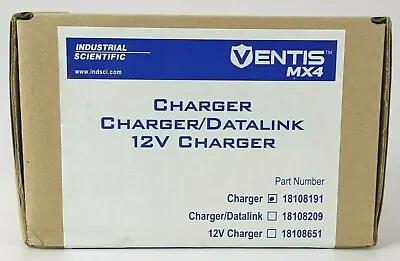 Industrial Scientific Ventis Mx4 18108191 12v Charger **new** • $39.97