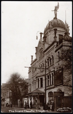 £15 • Buy Superb Moment In Time Real Photo Postcard The Grand Theatre-croydon Surrey