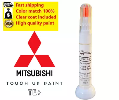 For MITSUBISHI QBA W37 FZ CMW10037 FROST WHITE Touch Up Paint Pen With Brush • $14.49