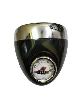 Classic Headlight Assey 5 1/2  With Bulb Holder & Speedometer Luna Moped 80km/h • $31.99