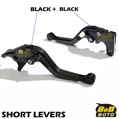 For Kawasaki Z900RS 18 19 20 21 22 Black CNC Clutch Brake Levers Short SBB AU • $94.81