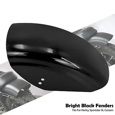 Gloss Black Flat Rear Fender Mudguard Fits For Harley Sportster XL 883 1200 48 • $40.84