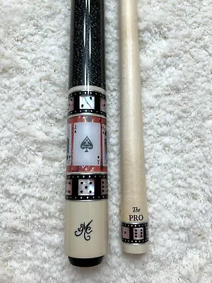 IN STOCK Meucci BMC Casino 9 Pool Cue W/ Pro Shaft FREE HARD CASE (Spades) • $1134.75