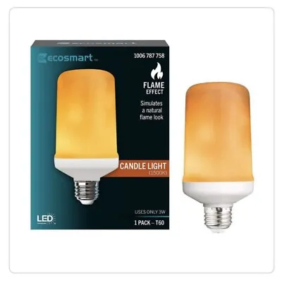 EcoSmart Flame Effect Light Bulb 1500K • $9.25