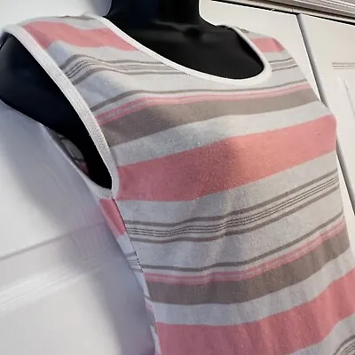 Victorias Secret Sleeveless Tank Dress XS Striped Pullover Coverup • $14.99