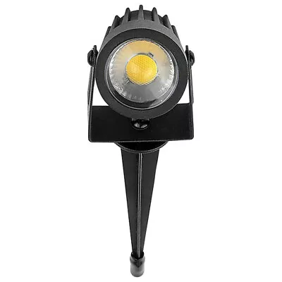 LED Spike Light Black Vertical Outdoor Garden Weatherproof IP65 50W 12V Set Of 4 • £21.59