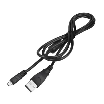Black USB Charger Data SYNC Cable Charging For Panasonic Lumix DMC-ZS30 Camera • $4.29
